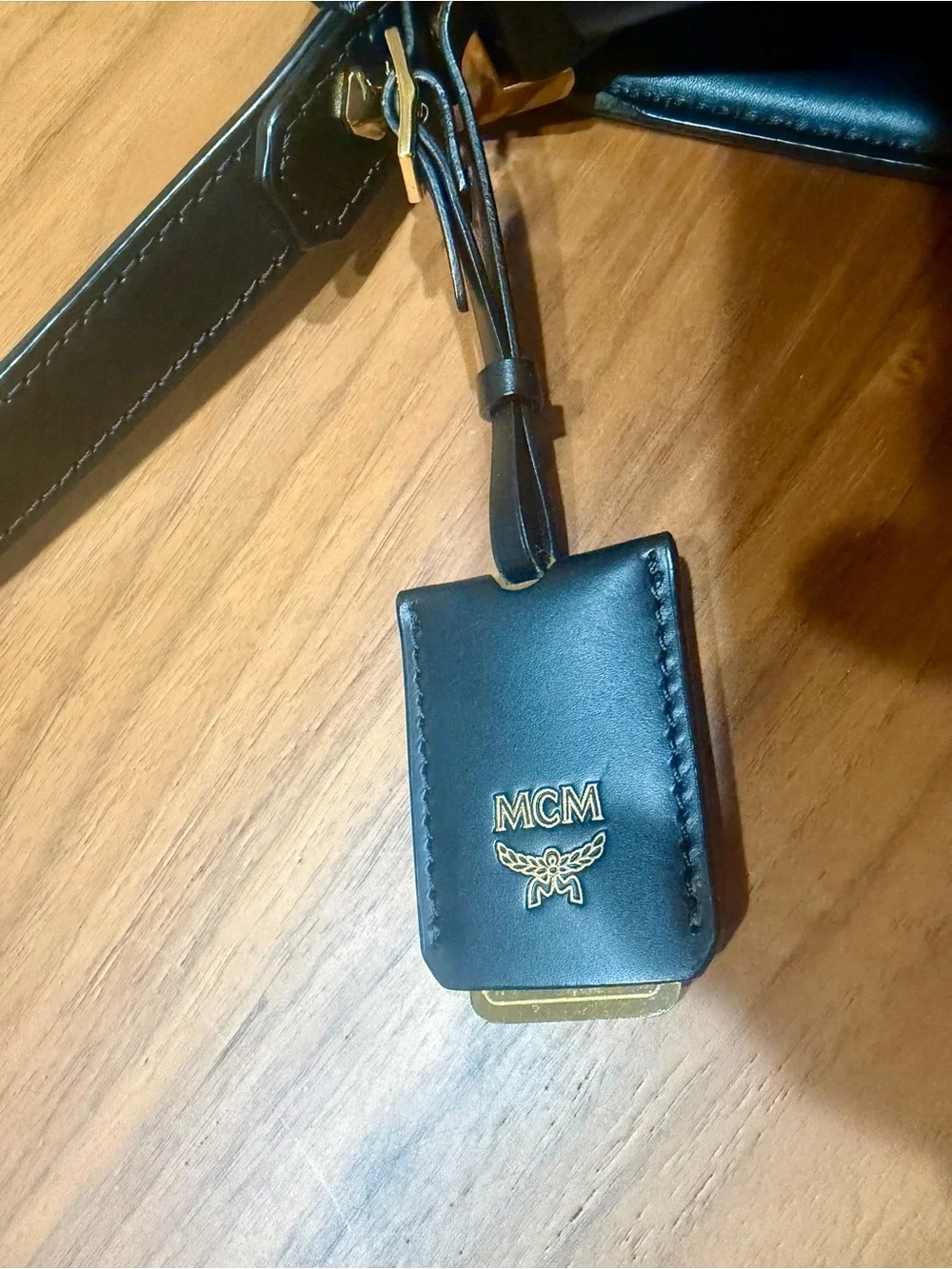 MCM Patricia Visetos Shoulder Bag